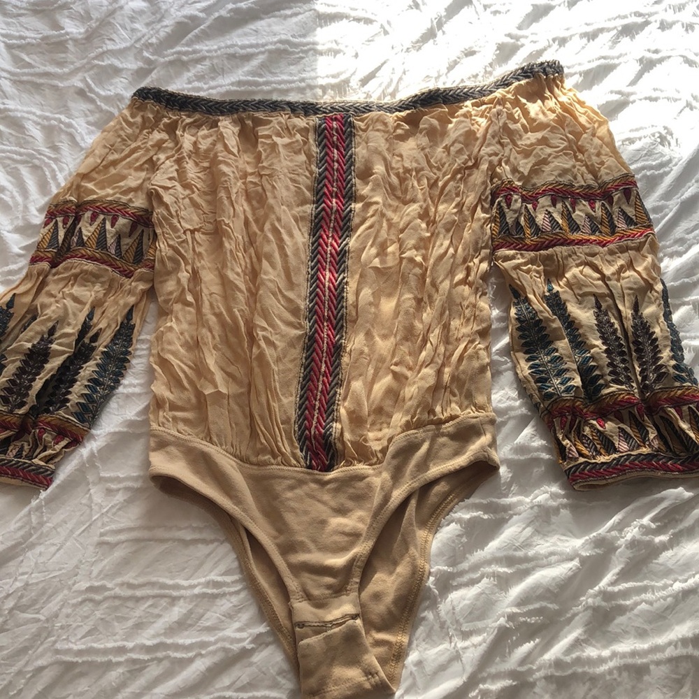 Free People sheer bodysuit